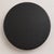Late 20th Century Vintage Black Round Pedestal Coffee Table With Casters For Sale - Image 5 of 5