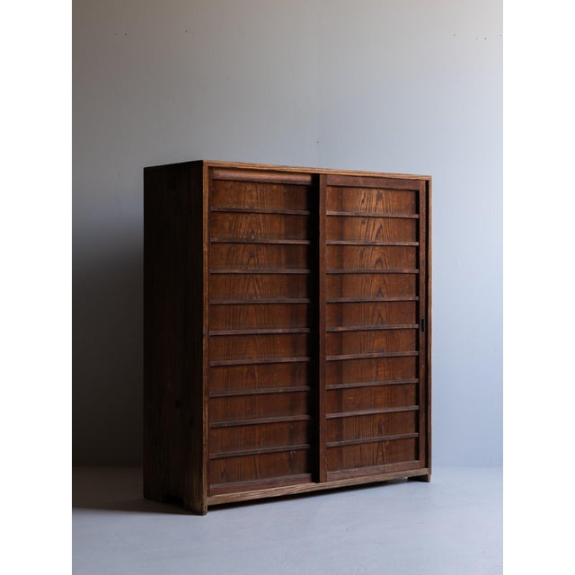 Japanese Antique Cabinet/ Wabisabi / Taishō–Shōwa Period (1910s–1940s) For Sale - Image 15 of 18