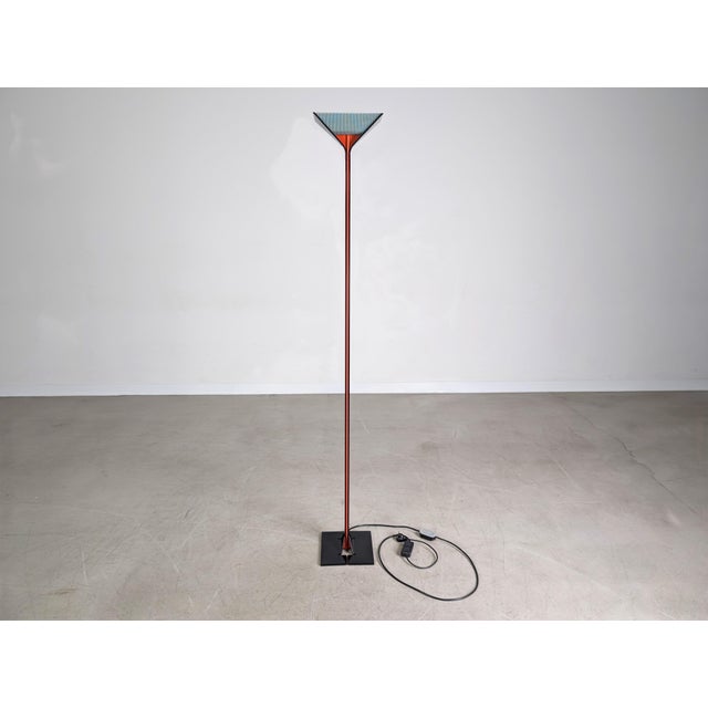 A beautiful vintage floor lamp from the traditional Italian manufacturer Flos from the 1970s. The design was created by...