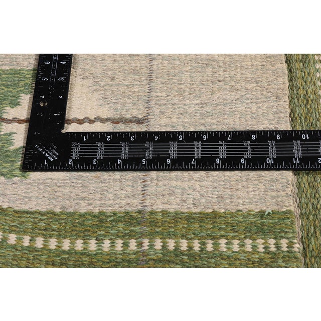 Textile Ingegerd Silow Swedish Rollakan Rug, 04'07 X 06'08 For Sale - Image 7 of 10