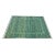 Handmade Cotton Vegetable Dyed Green Shooting Star Rug - 12'x15' For Sale