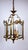 Spanish Brass and Glass 3-Light Chandelier, 1950s, in Very Good conditions. Designed 1950 to 1959 I have official proof of...