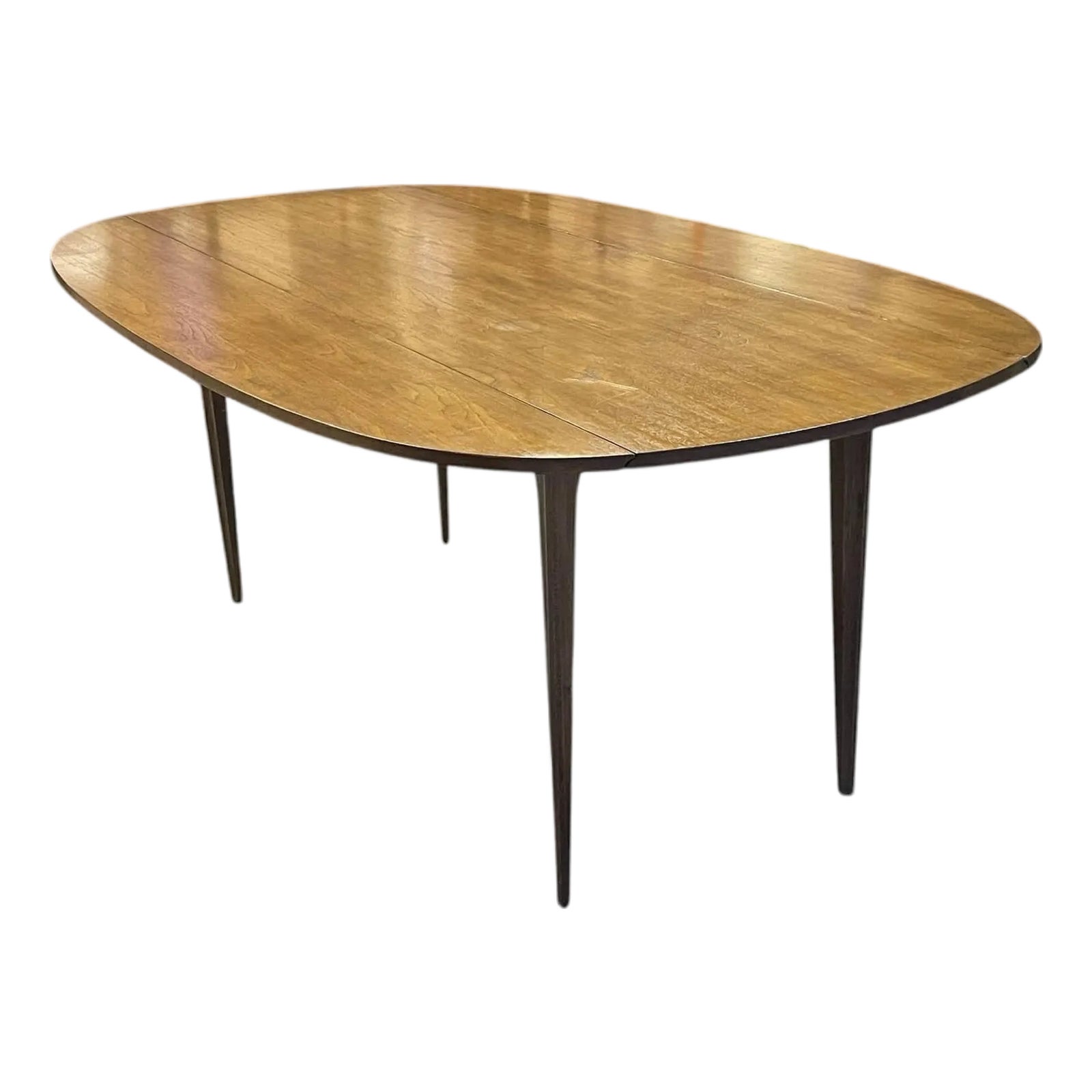 Broyhill Brasilia Harvest Drop Leaf Table Walnut, Circa 1960s