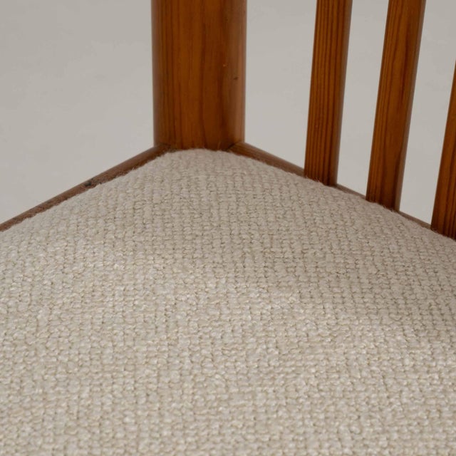 19th Century France Modern Cream Wood Dining Chair For Sale - Image 9 of 11