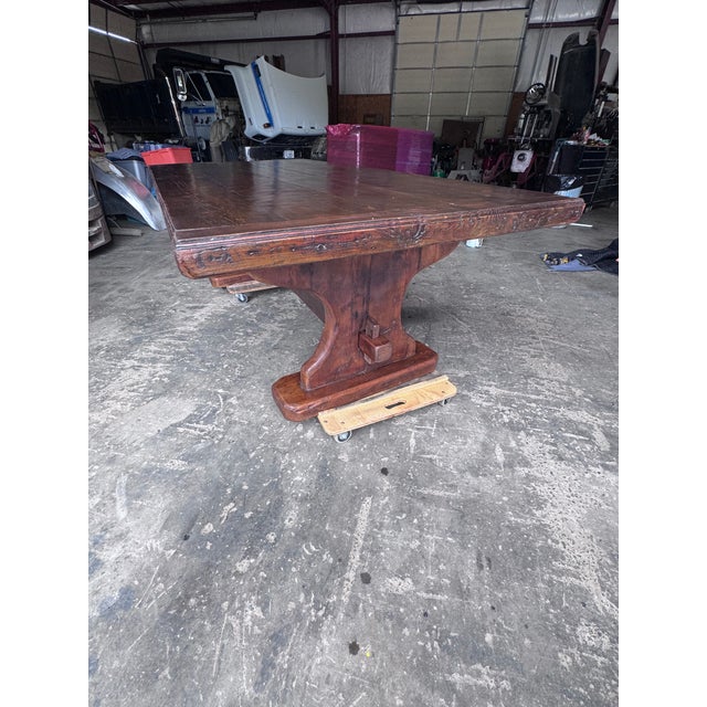 19th Century French Trestle Table For Sale - Image 10 of 12