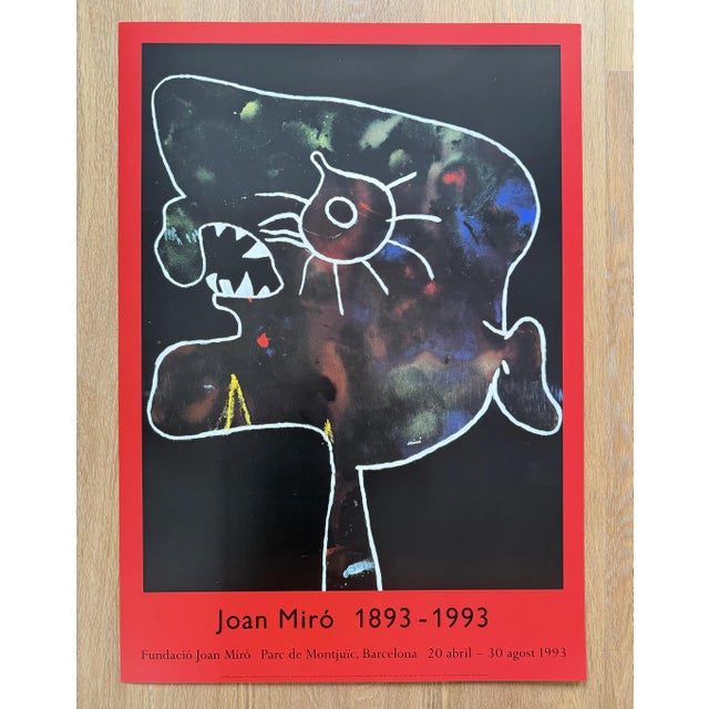 Joan Miró (1893-1983) Cap d'home, 1937 print on paper Printed in Holland 1993 very good condition paper clean, no visible...