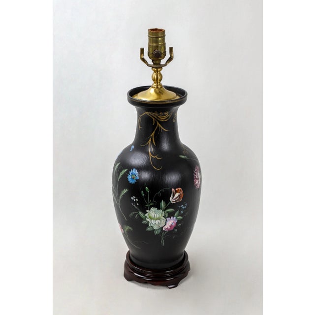 Early 20th Century Vintage Porcelain Vase Lamp Chairish