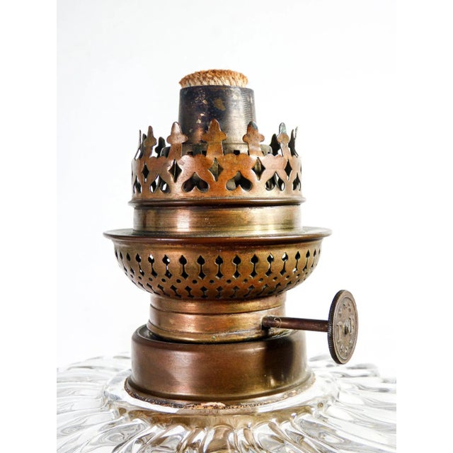 Early 20th Century Oil Lamp from P&b, 1890s For Sale - Image 6 of 8