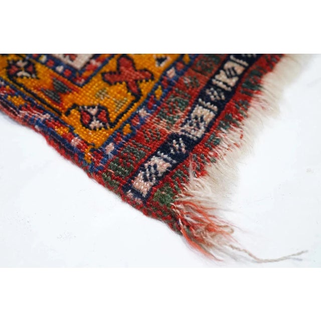 Antique Qashqai Rug 3'7'' x 7'1'' For Sale In New York - Image 6 of 12