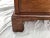 1950s Vintage Mahogany Three Draw Small Chest or Night Stand With Step Back Drawers For Sale - Image 5 of 8