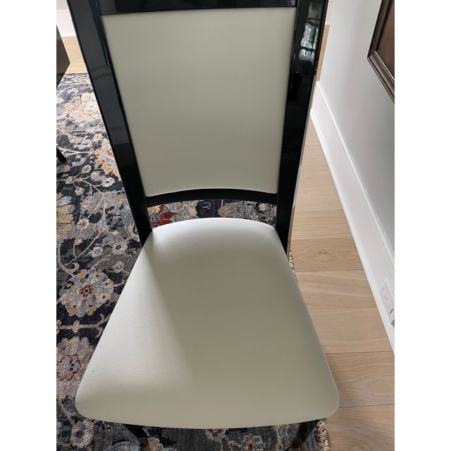 1950sArt Deco Macassar Dining Table / 10 Chairs For Sale In New York - Image 6 of 6