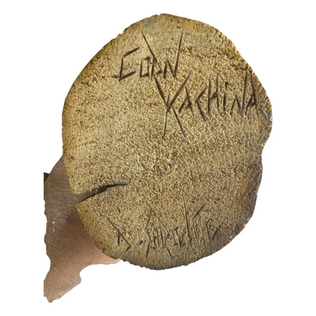 Vintage Hopi Corn Kachina Circa 1980s Signed For Sale In New York - Image 6 of 6