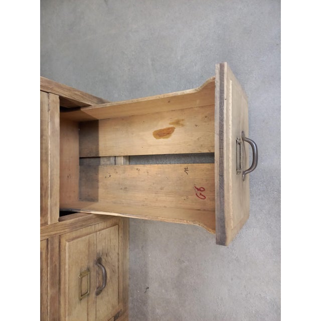 Oak Workshop Cabinet with Drawers, 1890s For Sale - Image 13 of 18
