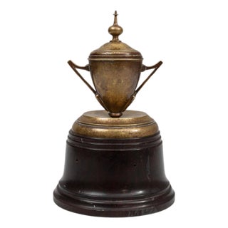 20th Century Belgian Brass Goblet For Sale
