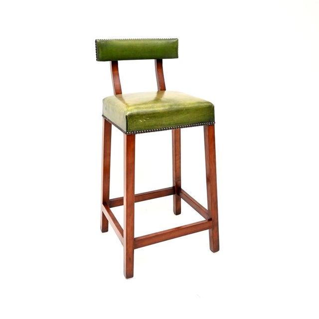 Georgian Style Bar Stools, 1960, Set of 4 For Sale - Image 4 of 11