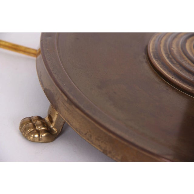 Danish Steel Floor Lamp with Adjustable Height, 1940s or 1950s For Sale - Image 3 of 9