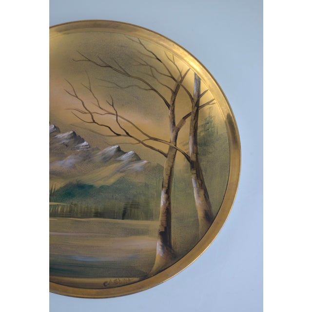 Hand-Painted Porcelain Plates from Carlos Alberto Spina, 1980, Set of 2 For Sale - Image 12 of 17