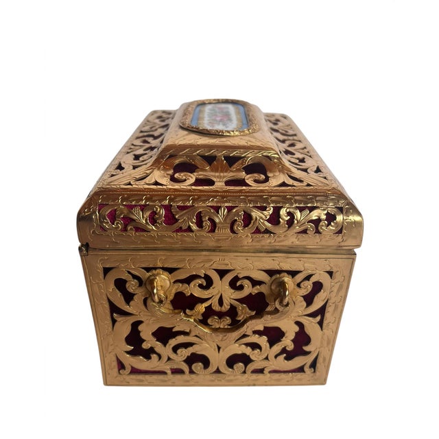 Beautiful French 19th Century Boule Box For Sale - Image 4 of 6