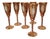Murano Glass Goblets by Murano for Manifattura Di Murano, Tre Fiori Foundry, Venice, 1960s, Set of 6 For Sale - Image 10 of 10