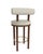 Collector Modern Moca Bar Chair in Safire 7 Fabric and Smoked Oak by Studio Rig For Sale - Image 4 of 7