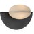 Modern Kelly Wearstler for Visual Comfort Signature Fosse 9" Invertable Oval Sconce in Bronze with Alabaster For Sale - Image 3 of 12