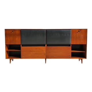 1960s Vintage George Nelson Herman Miller "Thin Edge" Full Size Bed For Sale