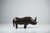 Rhino Leather Stool by Dimitri Omersa Designer: Dimitri Omersa (d. 1975) Manufacturer: Omersa, UK Period: 1950s Material:...