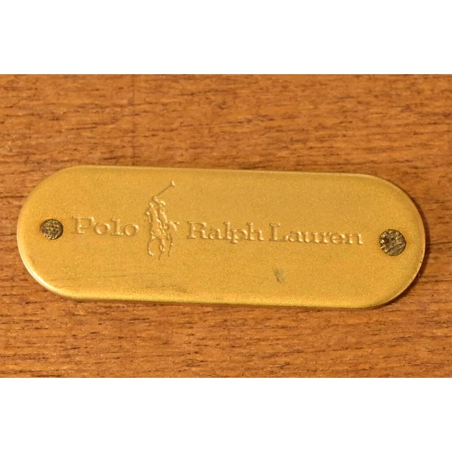 Ralph Lauren Safari Collection Organic Modern Woven Wicker Rattan Nightstands, Pair For Sale - Image 10 of 11