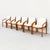 Korup Stolefabrik Restored 1970s Danish Modern Henning Kjaernulf Dining Chairs in Teak and Leather For Sale - Image 4 of 13