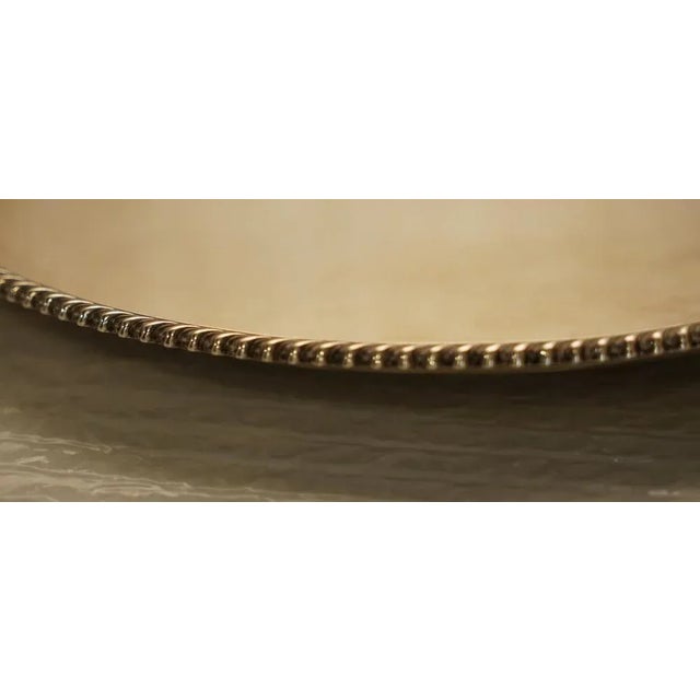 Metal Antique Sterling Silver Serving Tray from William Hutton & Sons, 1933 For Sale - Image 7 of 14