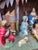 Brown Italian Christmas Nativity Creche Set For Sale - Image 8 of 14