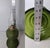 Vintage Green Pebble Glass Kerosene Oil Lamp With P&a Eagle Burner For Sale - Image 12 of 12