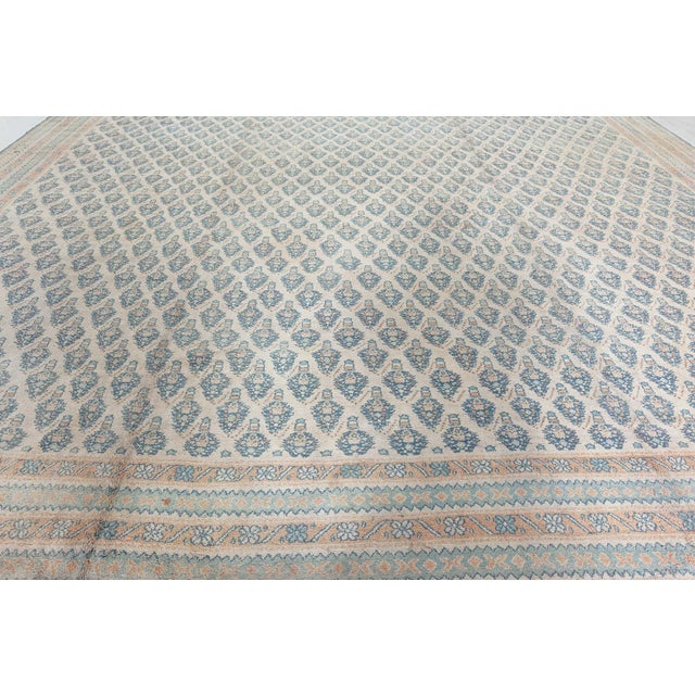 Textile Oversized Antique Indian Agra Rug For Sale - Image 7 of 9