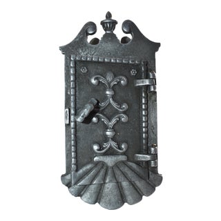 1940s Cast Metal Speakeasy & Door Knocker For Sale