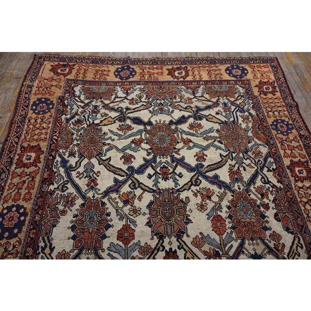 Traditional Antique Persian Bakhtiari Rug With Design Inspiration From 17th Century Safavid Weavings For Sale In New York - Image 6 of 12