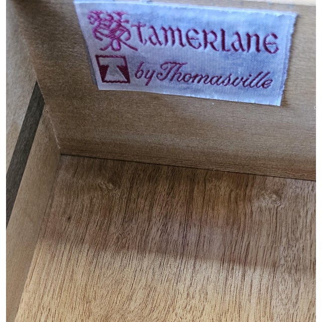 Thomasville Green Dresser, Tamerlane Collection, Mid Century Modern, Credenza 1950's For Sale - Image 16 of 16