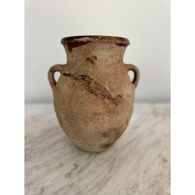 Two-Handle Calabrese Pot – Hand-Thrown Ceramic (Calabria, Late 1800s) Brown with Glaze Presenting a charming two-handle...