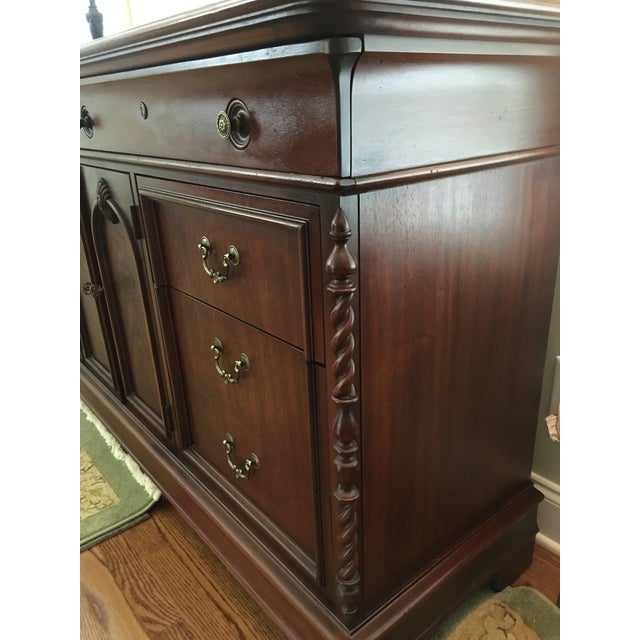 Lexington Vestiges of the Past Triple Dresser Mahogany Finish Chairish