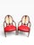 Karges Furniture Red Leather Hepplewhite Plume Dining Chairs- Set of 4 For Sale - Image 9 of 14