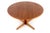 Brown Extendable Round Dining Table from S. Burchardt Nielsen, Denmark For Sale - Image 8 of 8