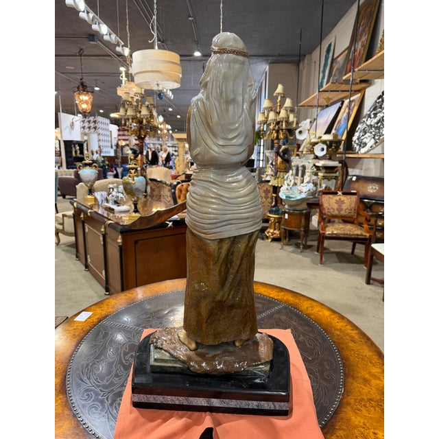 Art Deco "Judith" Statue by Villanis For Sale - Image 3 of 6