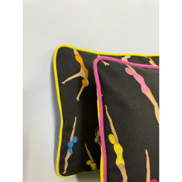 2020s S. Harris Pallas Athena Minerva Lumbar Pillows - Set of 2 For Sale - Image 5 of 11