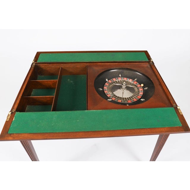 Antique French Oak Roulette Table, 19th Century For Sale - Image 4 of 18