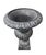 Metal Classic Neoclassical Cast Iron Garden Urn With Distressed Bronze Finish For Sale - Image 7 of 12