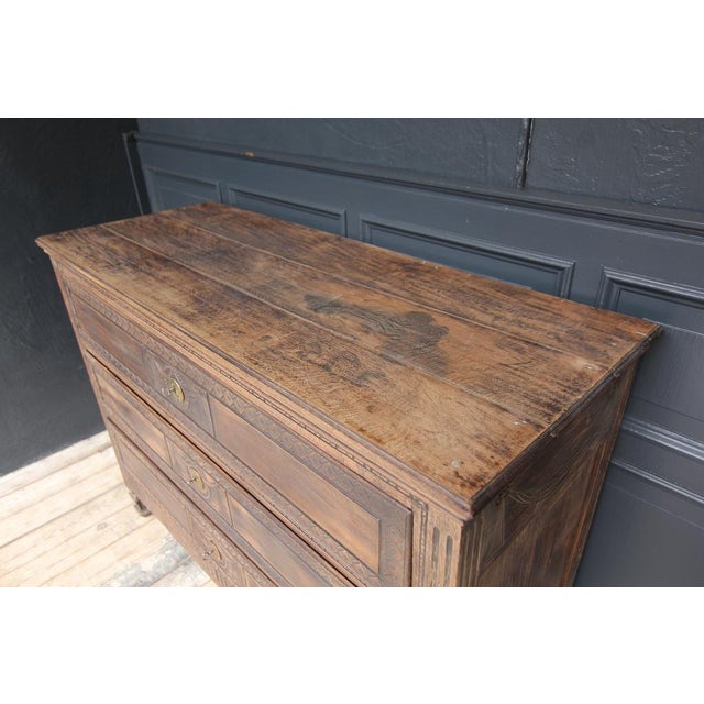 Antique Provincial Louis XVI Chest of Drawers For Sale - Image 15 of 18