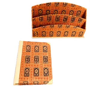1970s Vintage Italian Handmade Desk Top Organizers With Medieval Style Arches - Set of 2