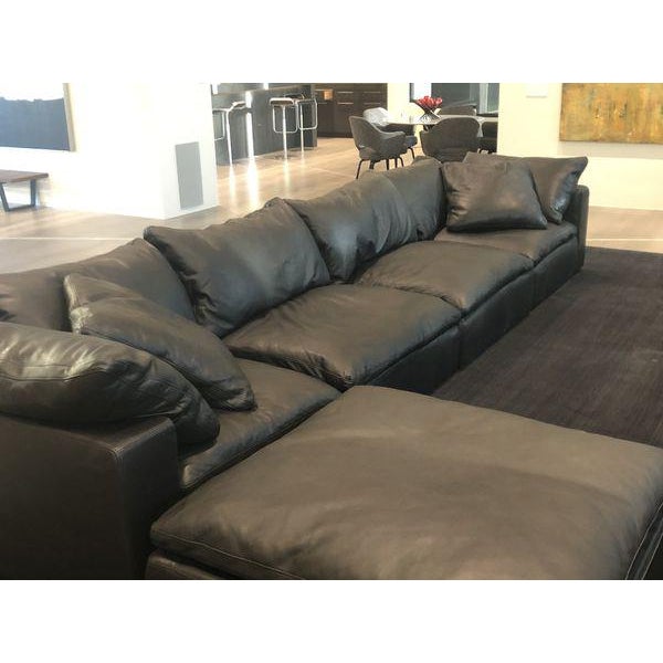Monumental Large Restoration Hardware 5 Piece Leather Cloud