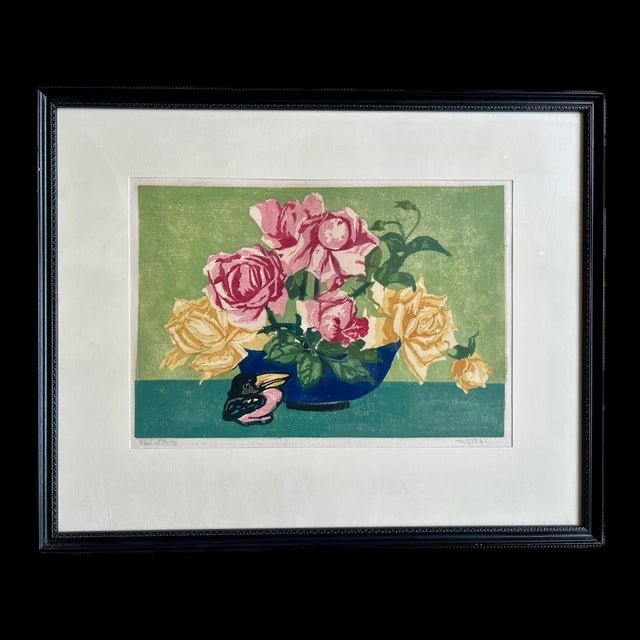 William Seltzer Rice Original Wood Block Print Vintage For Sale In Los Angeles - Image 6 of 13