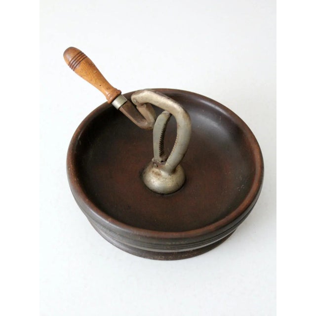 Antique Nut Cracker Bowl Chairish