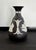 Mid-Century Modern Vintage MCM Wedgwood Jasperware Black/White Bud Vase For Sale - Image 3 of 6